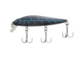 Jerkbait 9.5 Cm Minnow Rio Mar 3 Anzuelos Negro